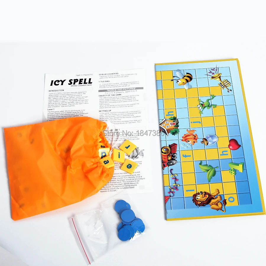 Детская настольная игра 2 уровня Детские слова для путешествий двусторонняя