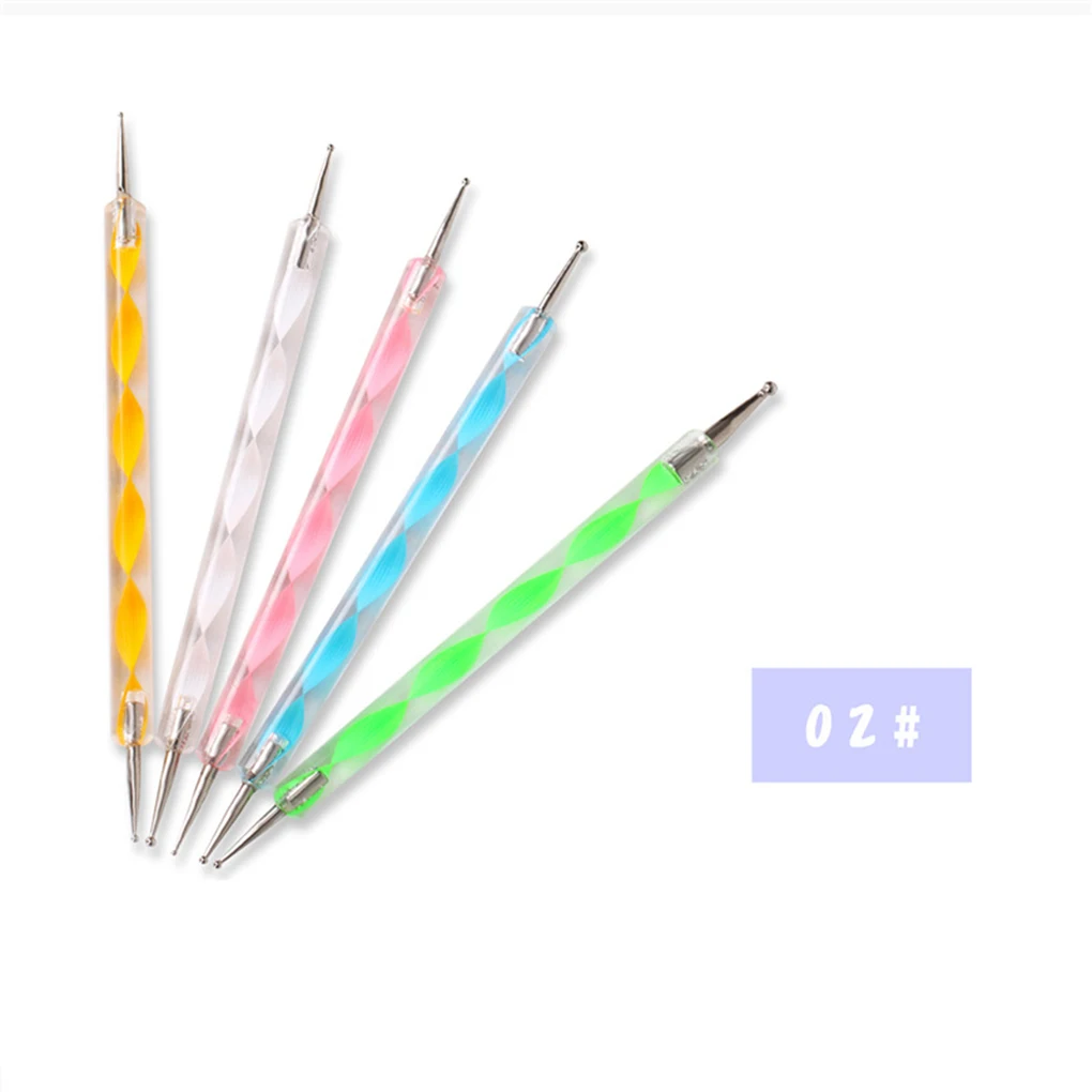 

10pcs set Nail Brush Dotting Pen Polishing Rasp Kit Nail Art Decoration Striping Tape Rhinestones Suquie Glitters