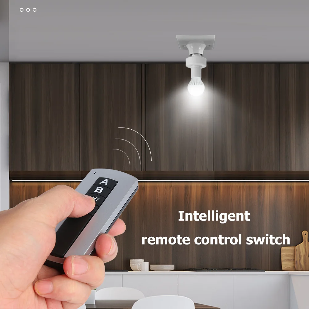 

E27 Remote Control Screw Lamp Bulb Base Lamp Holder Wireless Remote Control Lamp Holder Remote Control Accessories