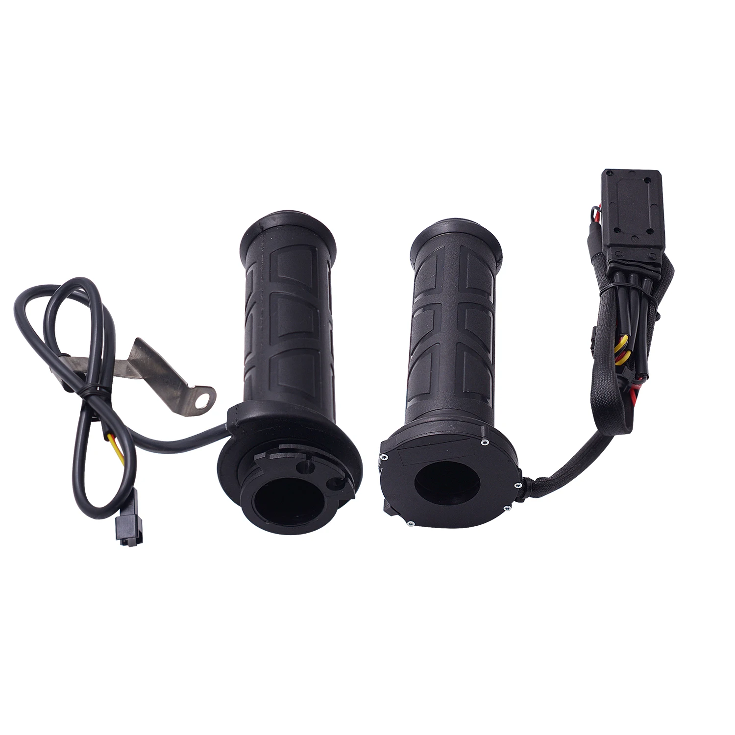 

12V Heated Handlebar Grips Universal 7/8 Motorcycle 22mm Hand Warmers Handlebar Grips Heated/USB Charger for Motorcycle/Bike/ATV