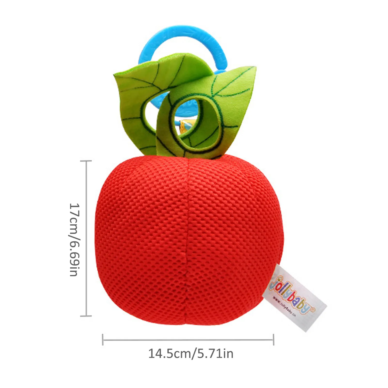

0-12 Months Bed Stroller Baby Mobile Hanging Rattles Newborn Plush Infant Toys Cartoon Fruit Plush Rattle Educational Sensory