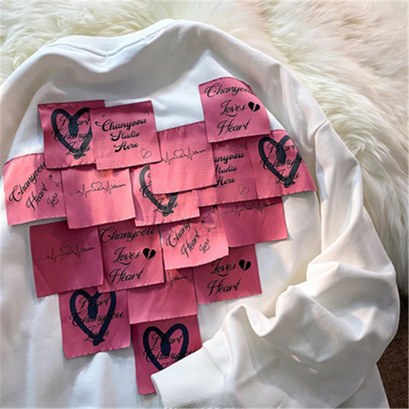 

Женская зимняя толстовка с капюшоном, бархатная толстовка с надписью, пуловер в стиле Харадзюку, свободные универсальные корейские Топы с д...