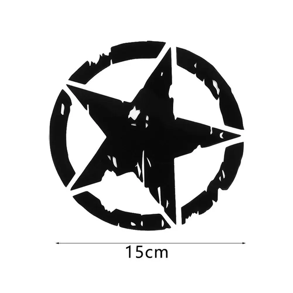 

1PCS Car Stickers 2 Colors 15Cm * 15Cm Star Graphics Motorcycle Decals Vinyl Car Styling