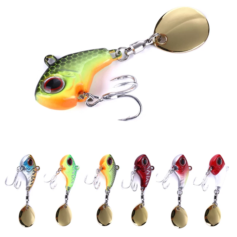 ThunderShower рыболовные ложки приманки для окуня жесткие вибрирующие металлические