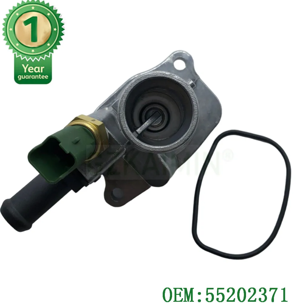

Термостат охлаждающей жидкости для FIAT LANCIA CHRYSLER FORD 500 Panda Ypsilon OEM 55202371 0055202371 1535448 9S518575AA 1535448 862029388