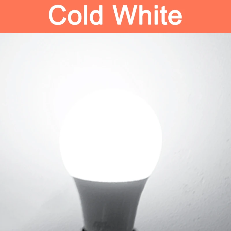 Cold White Светодиодный лампа светодиодный лампы E27 E14 реальную 3 Вт, 6 Вт, 9 Вт, 12 Вт, 15 Вт, 18 Вт, 20 Вт AC 220V 230V 240V lampara Алюминий Настольная лампа светодиодные лампы светильник Bombillas - Испускаемый цвет: Cold White