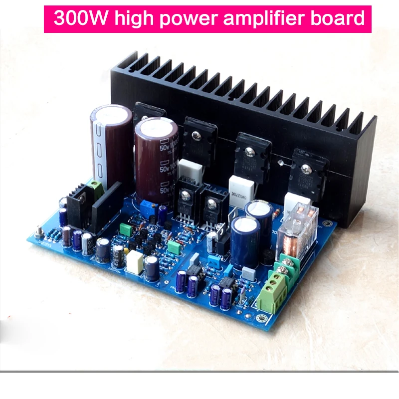 

Плата усилителя высокой мощности 300 Вт, DIY двойная Плата усилителя переменного тока 18-55 в A3-BASS, Плата усилителя сабвуфера может делать моно-ча...