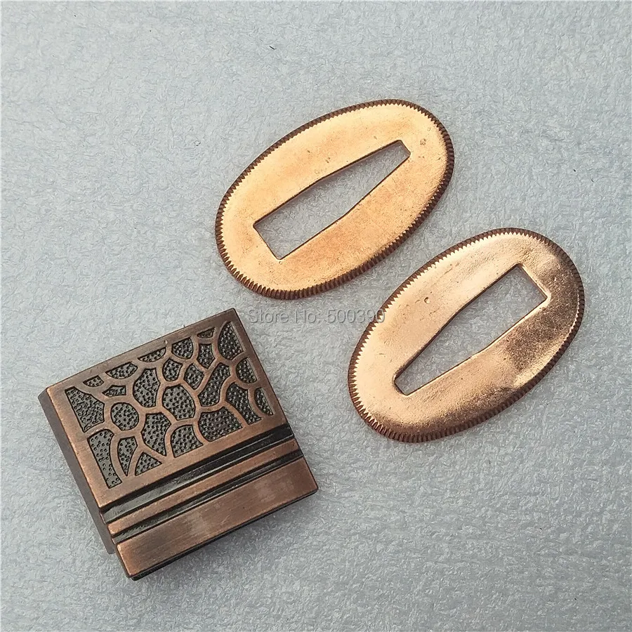 A Set Alloy Tsuba Accessory Fitting For Japanese Sword Samurai Katana |