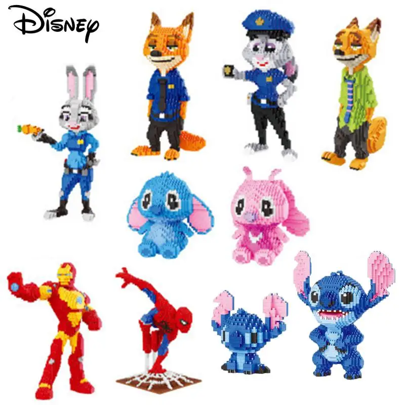 Disney мультфильма &quotзверополис&quot стежка история блоки Мстители Строительные с