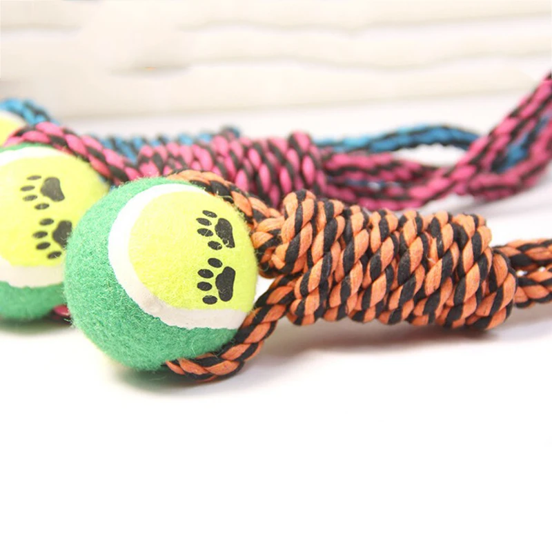 Веревка из хлопка для собак игрушки жевательные питомцев хлопчатобумажного