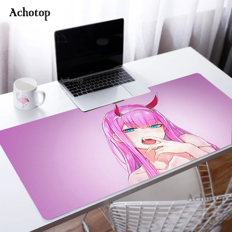

900x400 Pad to Mouse Notbook Computer Mousepad Zero Two Darling In The Franxx Mouse Pad Gaming Gamer XL Large Keyboard Mouse Mat