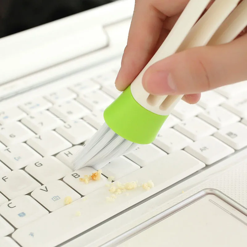 

1pcs Car Accessories Interior Multi-purpose Brush 2 In 1 auto Air Conditioner Outlet Cleaning Tool Multi-purpose Dust Brush for