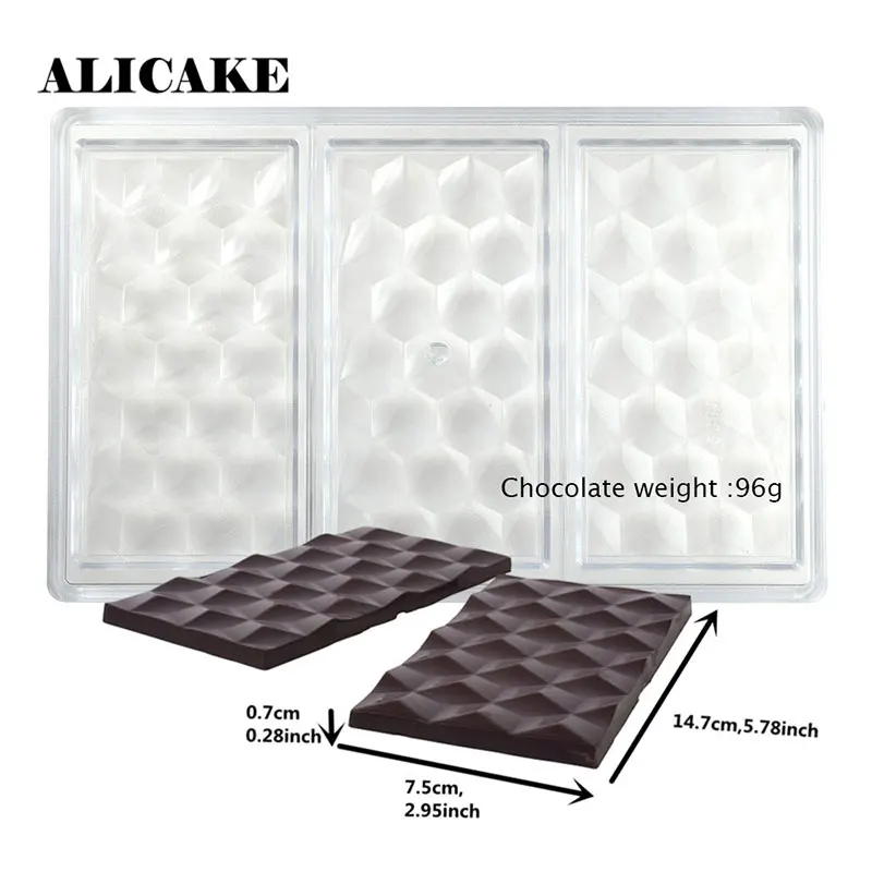 Формы для шоколадных брусьев Аксессуары выпечки из поликарбоната и пластика