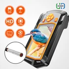 Промышленный эндоскоп с двумя объективами, 1080P, 5,5 мм, HD, 4,3 дюйма, IPS-экран