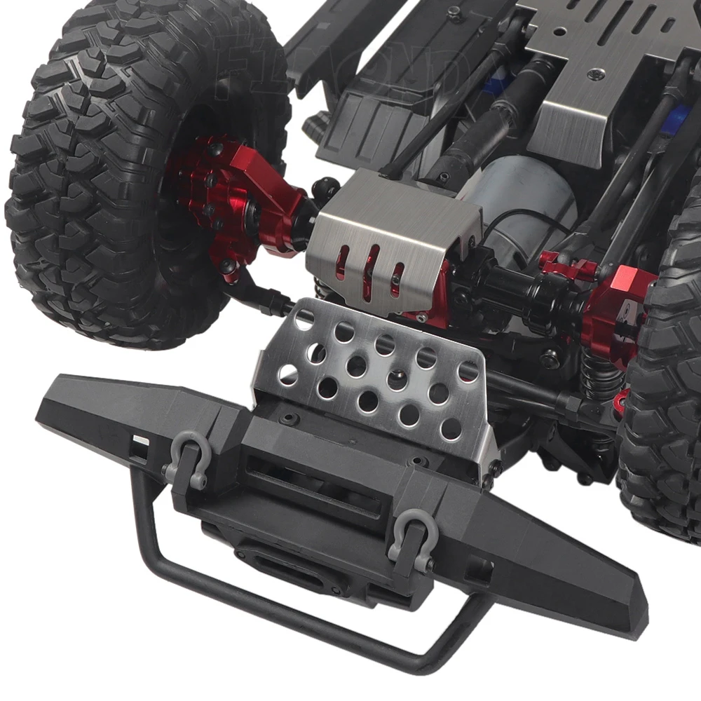 Нержавеющая сталь TRX4 шасси бронированный бампер мост протектор