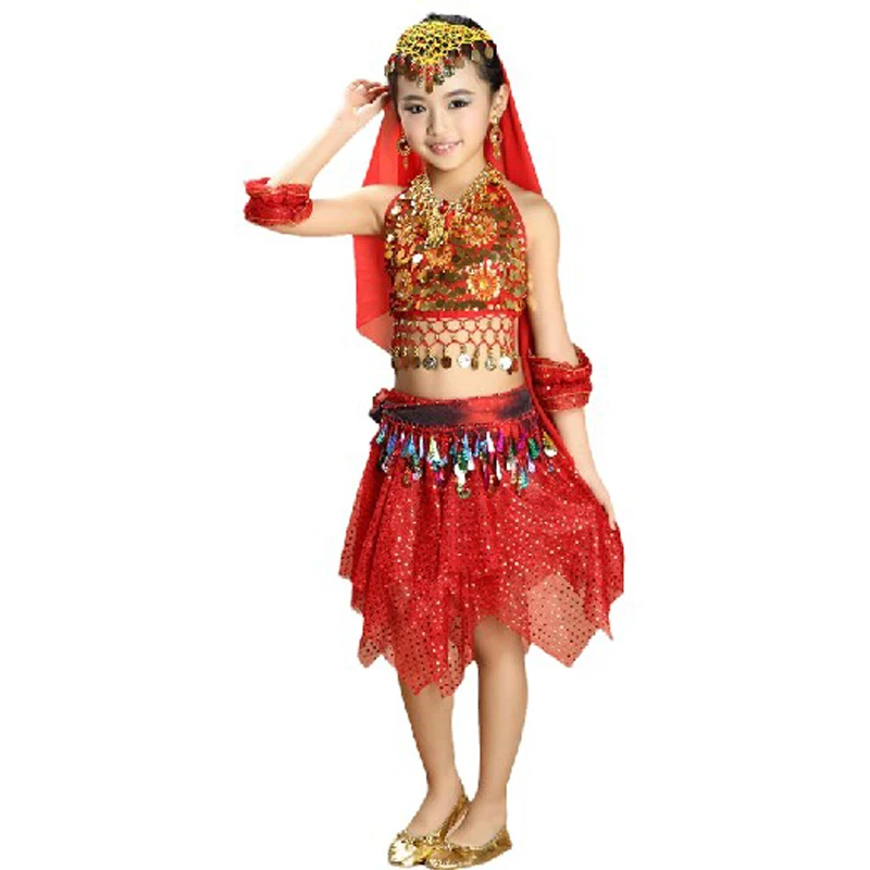 Детский костюм для танца живота, 6 цветов от AliExpress RU&CIS NEW