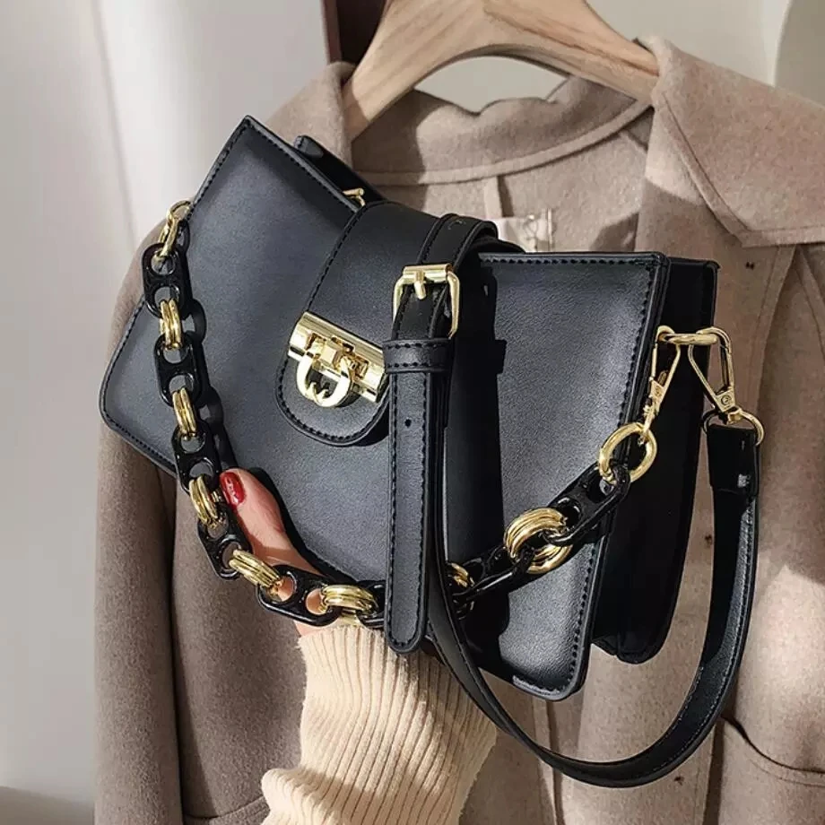

Elegant Female Square Tote bag 2021 Fashion New High-quality PU Leather Women's Designer Handbag Travel Shoulder Messenger Bag