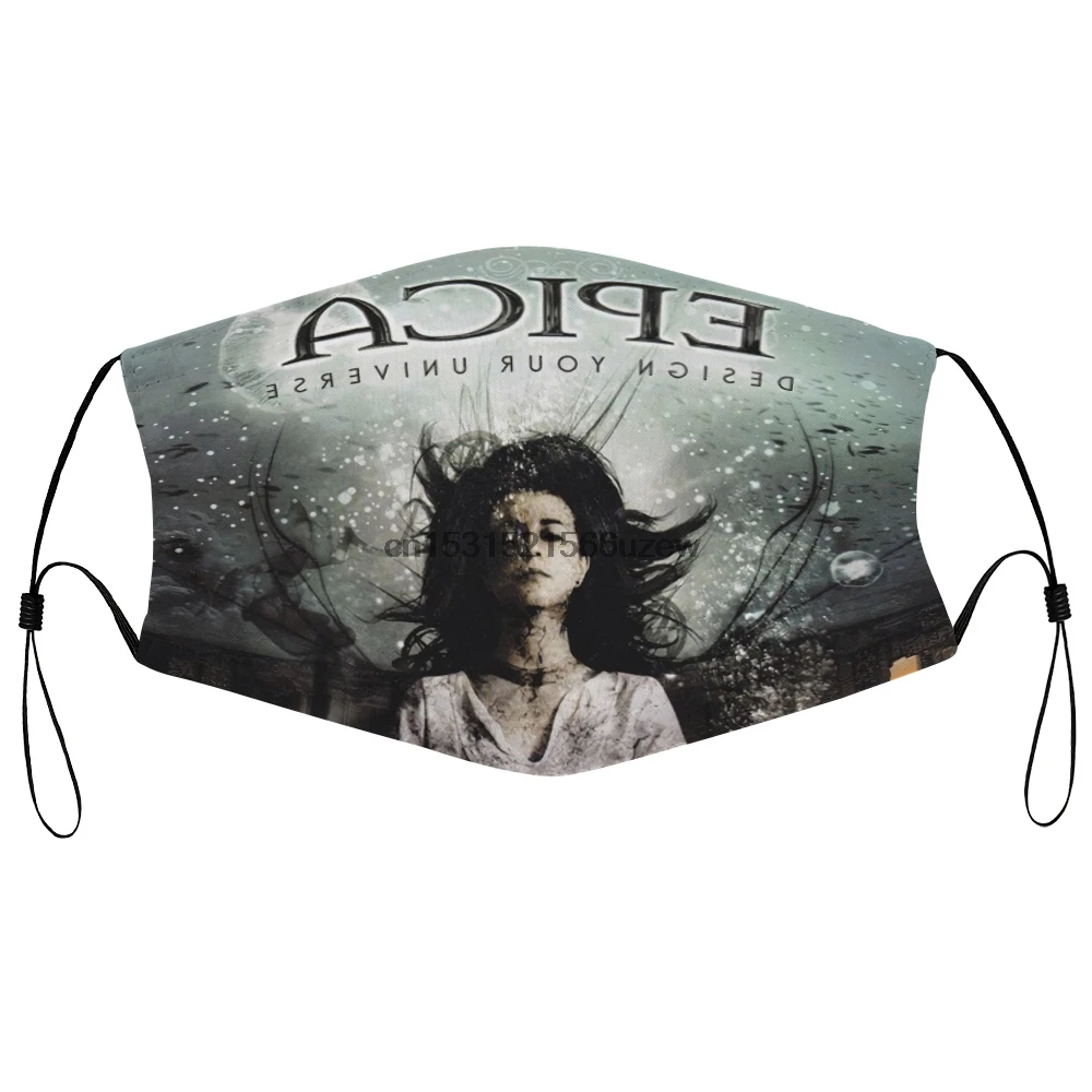 Dust mask with filter  Man Epica Design Your Universe Music Band Gift Mouth Face Mask |