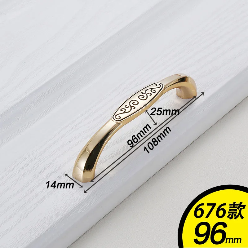 

Классическая золотая Серебряная ручка в скандинавском стиле, современные ручки для шкафа, металлическое украшение в американском стиле