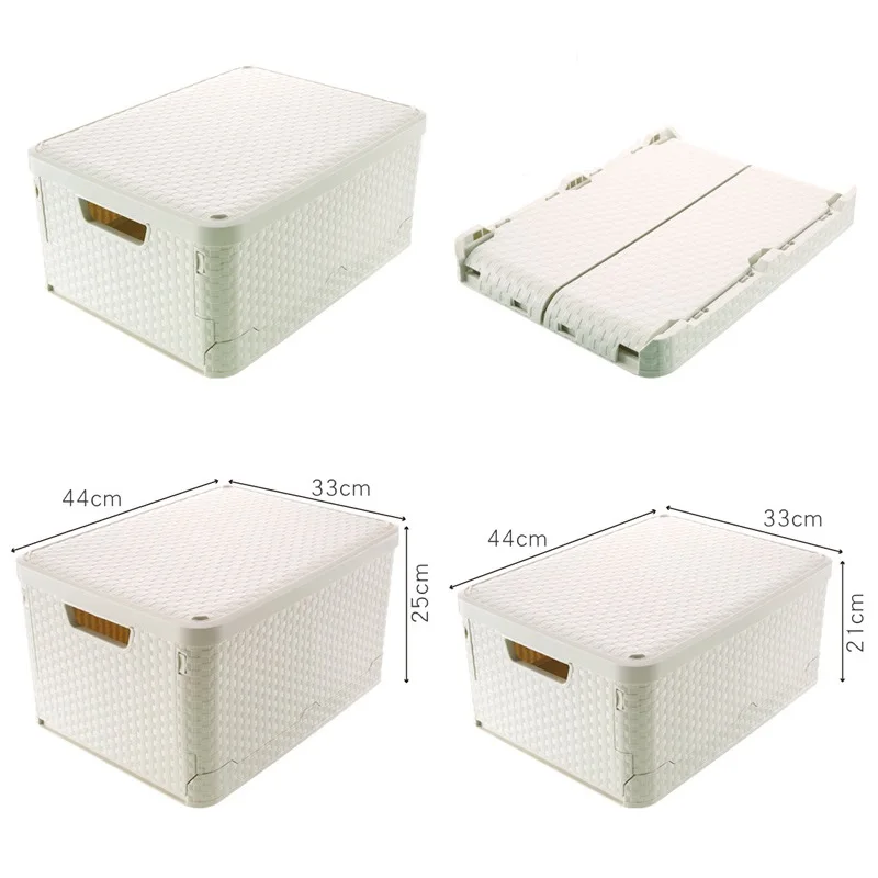 Большой PP складной ящик для хранения одежды утолщенный уличный Автомобильный