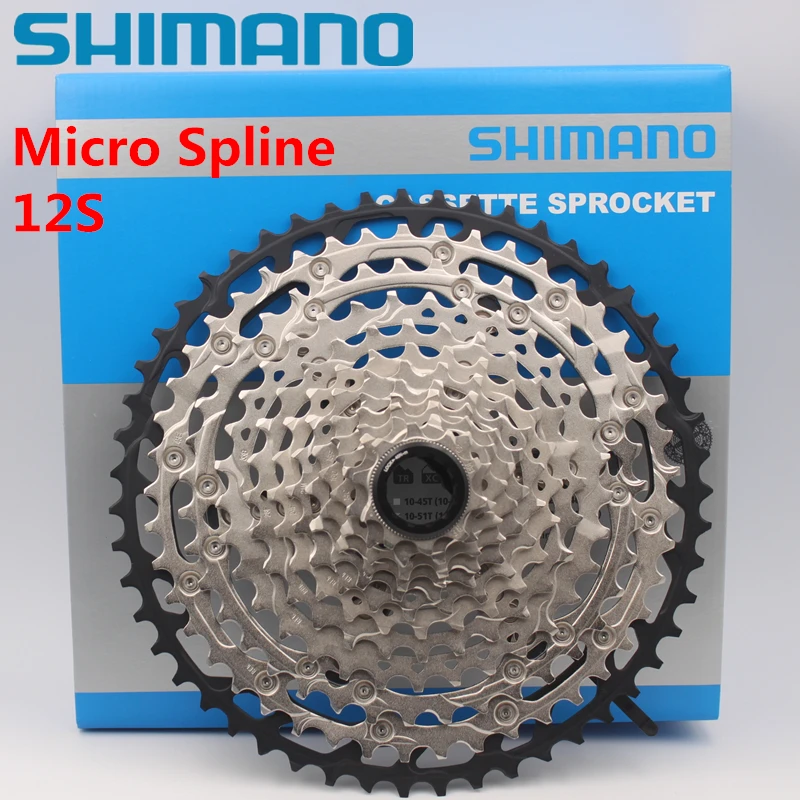 Shimano горный велосипед SLX M7100 микро сплайн 12S CS 12 блок звездочек скорости|Храповик