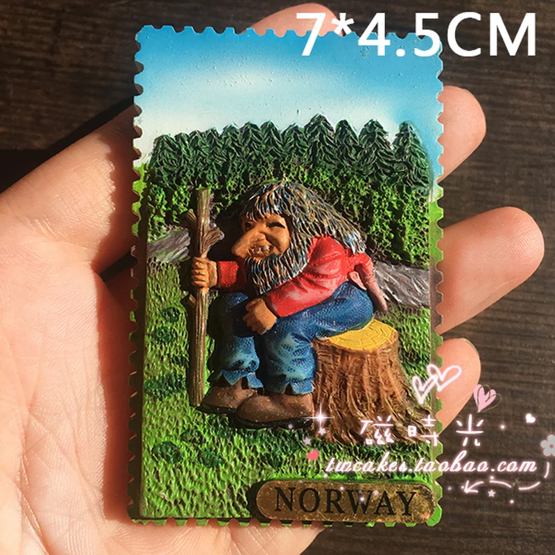 Норвежский туристический Мемориальный ландшафт магнит для холодильника