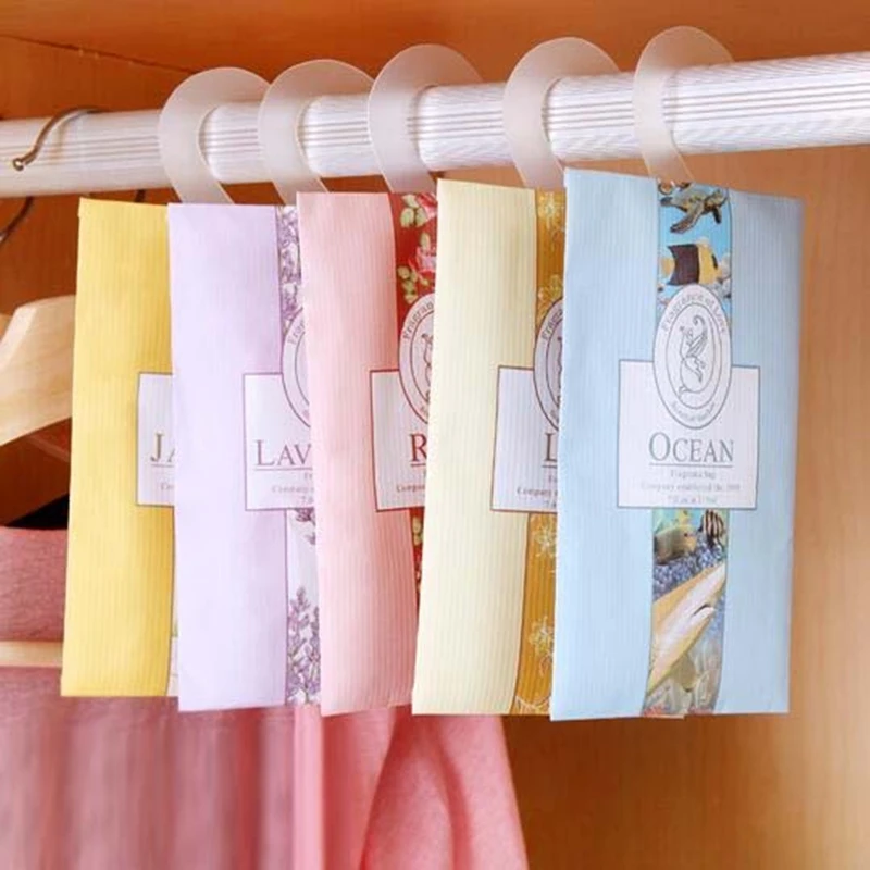 

10Pcs Natural Smell Incense Wardrobe Sachet Air Fresh Scent Bag Perfume Sachet Bag Aromatherapy Package Wardrobe Supplies QDRR