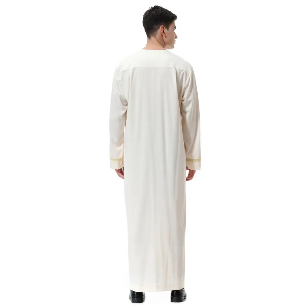 Man Abaya Muslim Dress Pakistan Islam Clothing Abayas Robe Saudi Arabia Kleding Mannen Kaftan Oman Qamis Musulman De Mode Homme