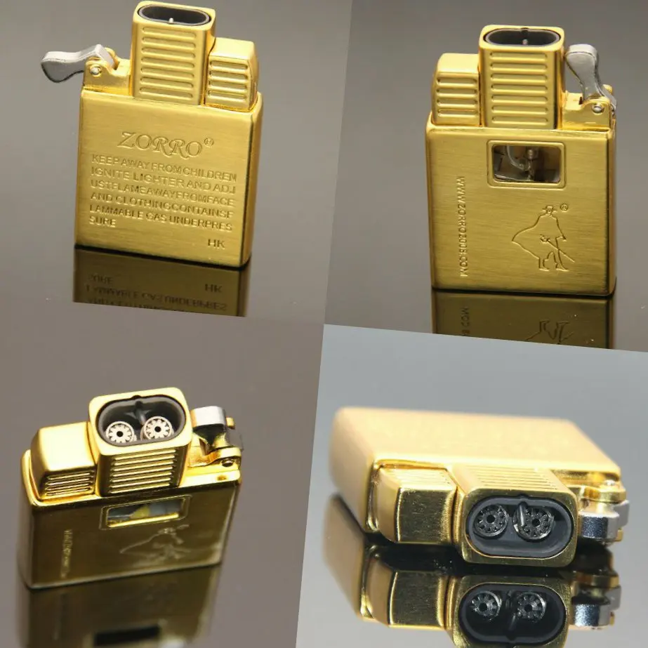 Оригинальный керосиновая Зажигалка Зорро вставка нержавеющая сталь внутренние