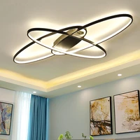 whiteblack led lamp modern led ceiling lights for livingroom bedroom study room home deco remote dimming ceiling lamp fixtures