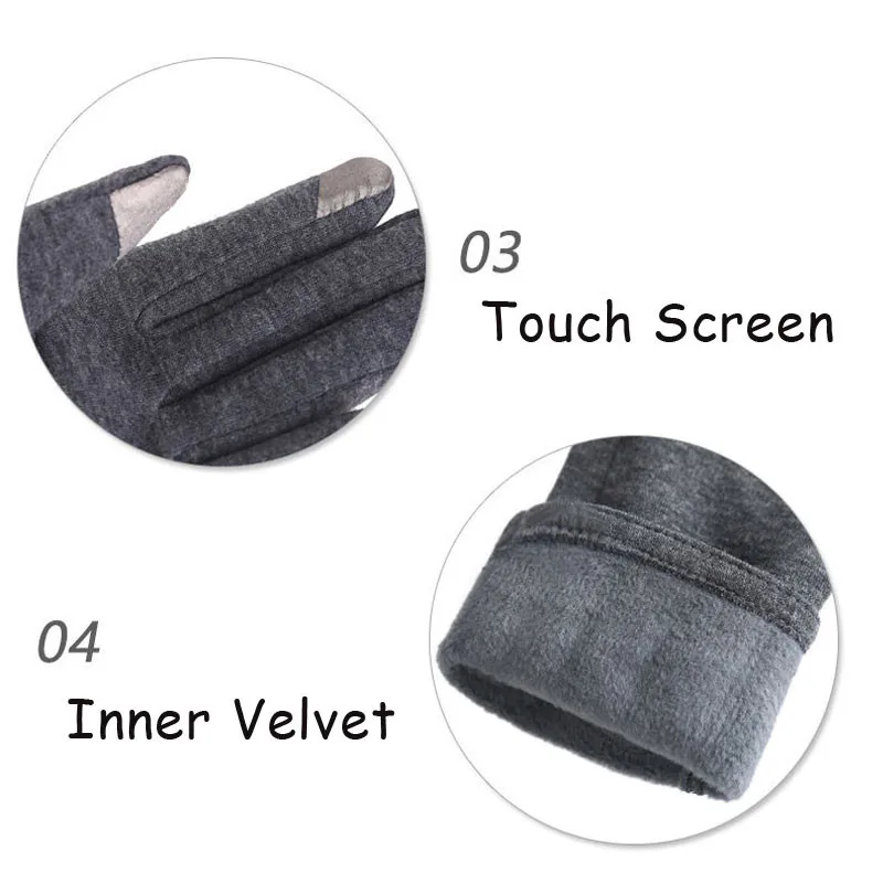 Женские перчатки с бантиком женские зимние теплые рукавицы сенсорным экраном