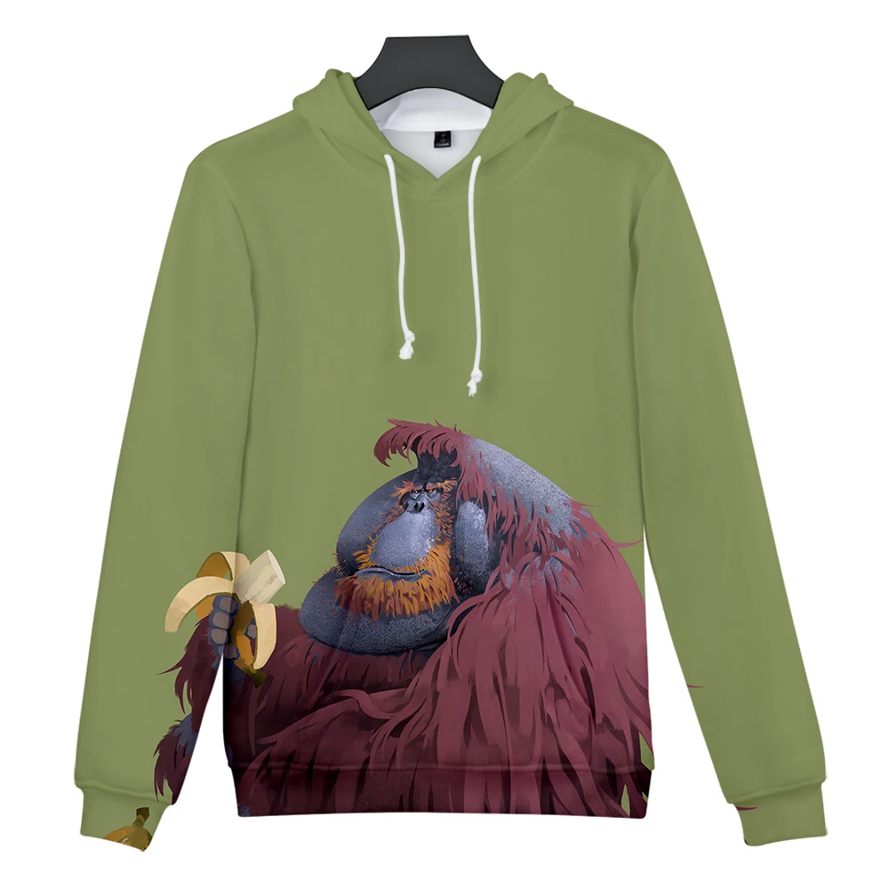 Gorilla 3D Hoodies Fall/Winter Warm Men's Harajuku Casual Fashion Sweatshirts Men Women Personality Loose Top | Мужская одежда
