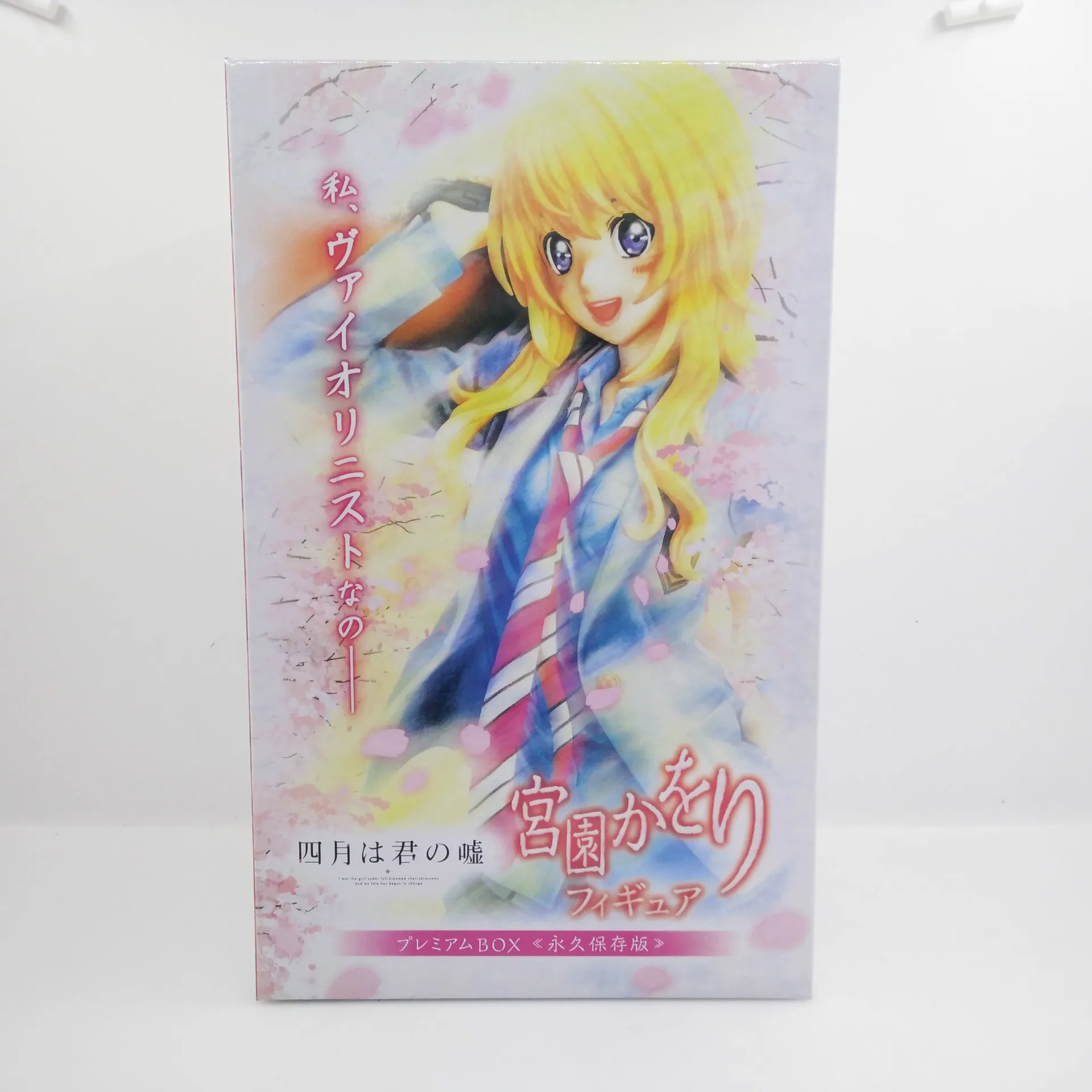 D With original box Новое поступление Аниме ваша лежа в апреле Kaori Miyazono скрипка Униформа Ver мультфильм кукла ПВХ фигурка Коллекционная модель игрушки подарок - Цвет: D With original box
