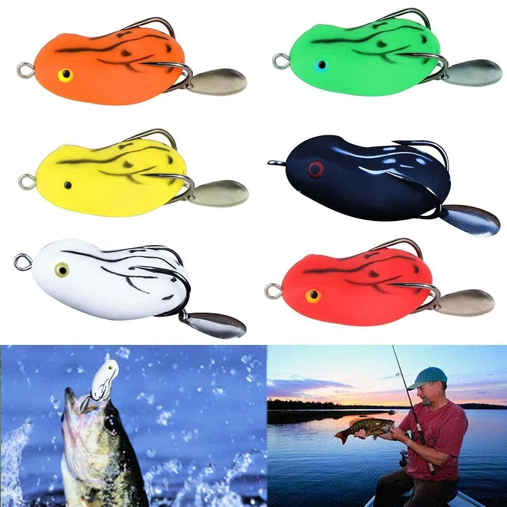 

7g Frog Fishing Lure Bait Soft Lure Fishing Lures Fishing Tackle Wobbler Plastic Silicone Bait Fishing Artificiais