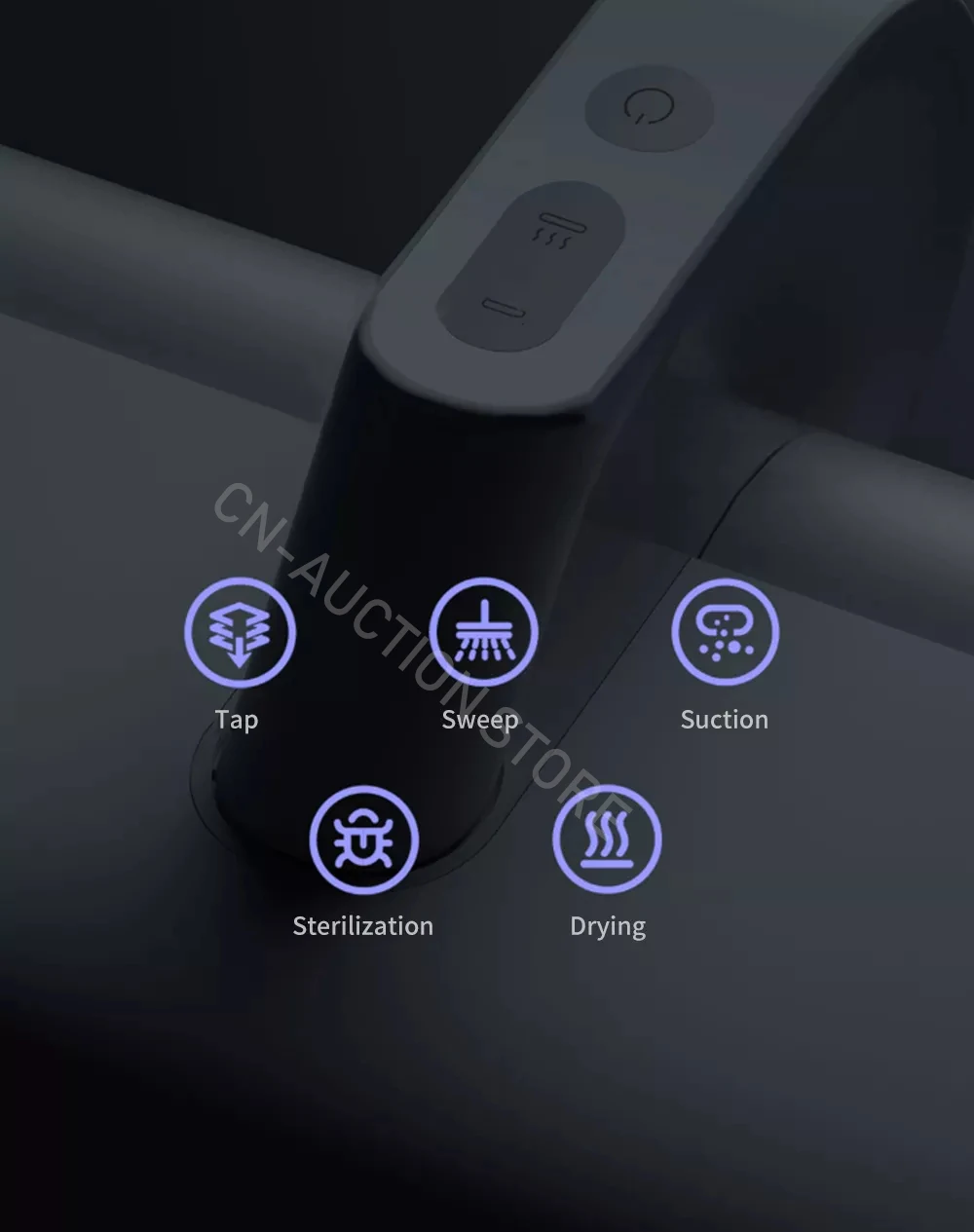 Xiaomi Mijia беспроводной пылесос для удаления клещей, ультрафиолетовая стерилизация, сильный всасывающий очиститель волос, AC100-240V