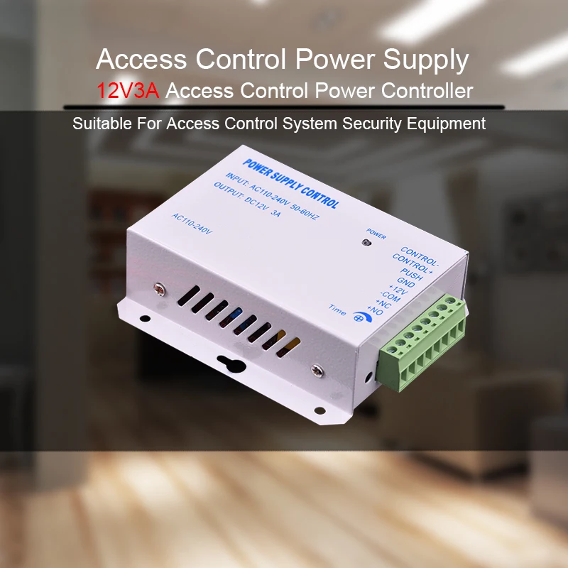 Eseye DC 12V 3A источник питания с контролем доступа AC 110~ 240V Время задержки Макс 15s высокое качество RFID система контроля допуска к двери