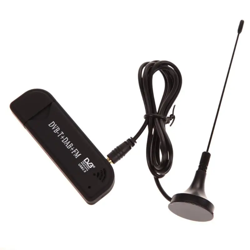 USB DVB T ТВ тюнер рекордер антенна USB2.0 цифровой SDR + DAB FM приемник для цифрового смарт