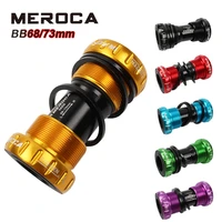 meroca bicycle crank bearings mtb color bottom bracket m6873mm threaded bb suitable for ixf mountain bike crank bottom bracket