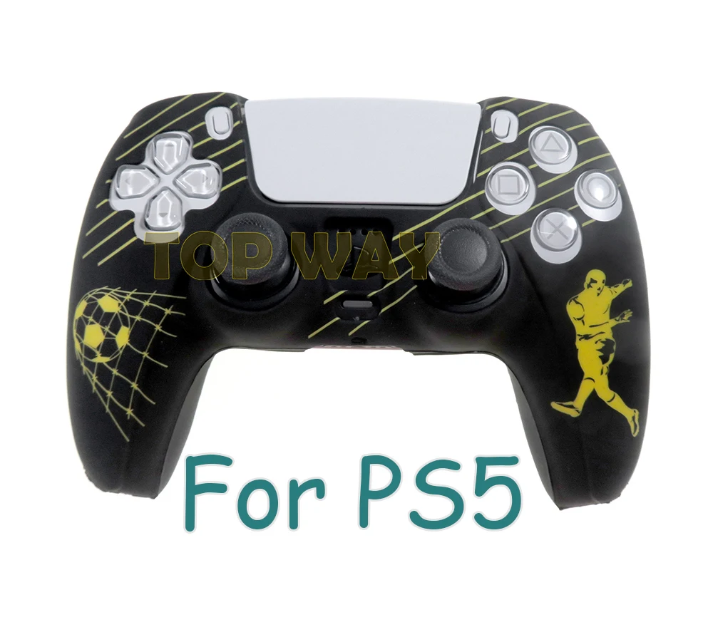 

10pcs For PS5 Soft Silicone Gel Rubber Case Cover For SONY Playstation 5 For PS5 Controller Protection Case For PS5 Accessories