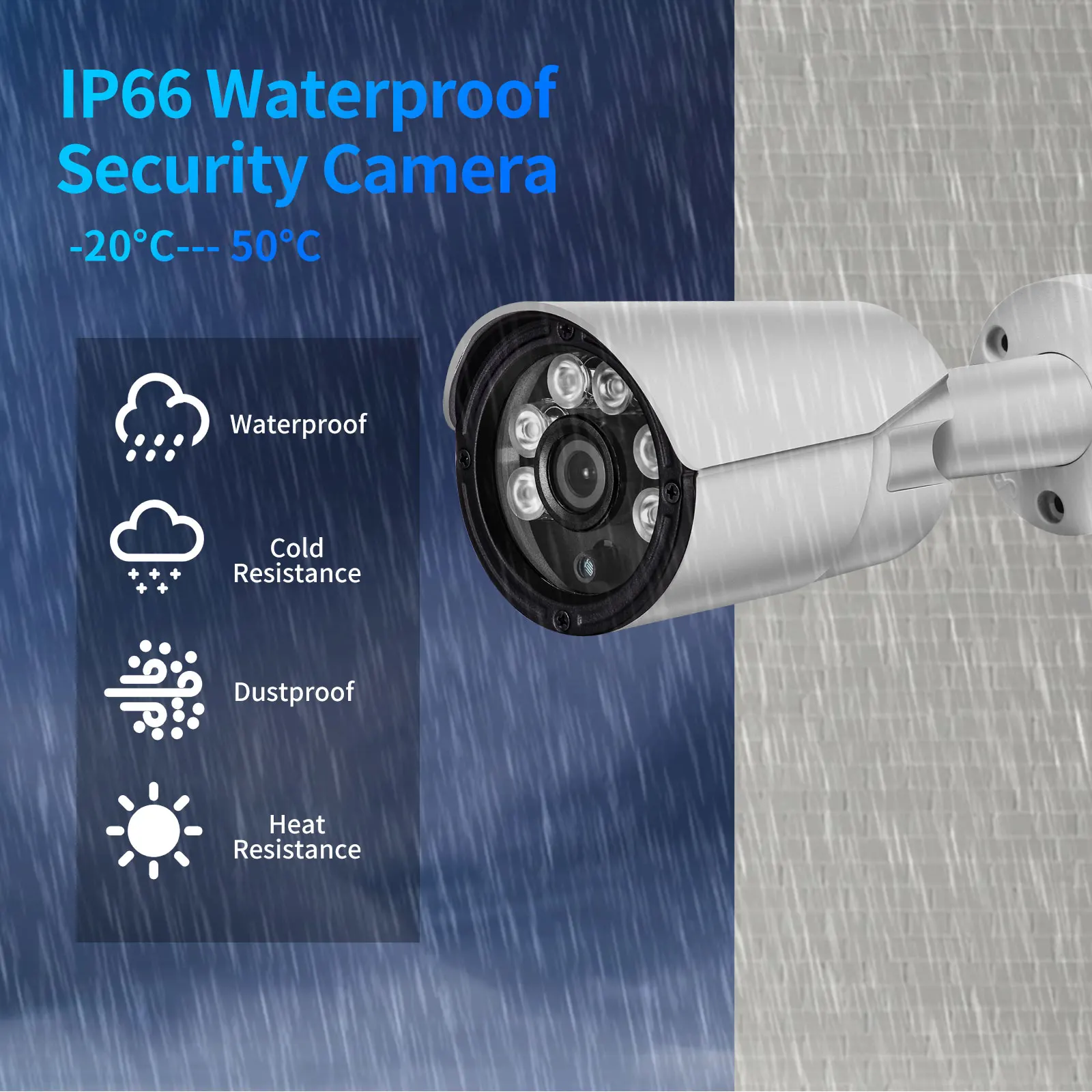 IP-камера Gadinan 8 Мп 48 В POE H.265 + HD | Безопасность и защита