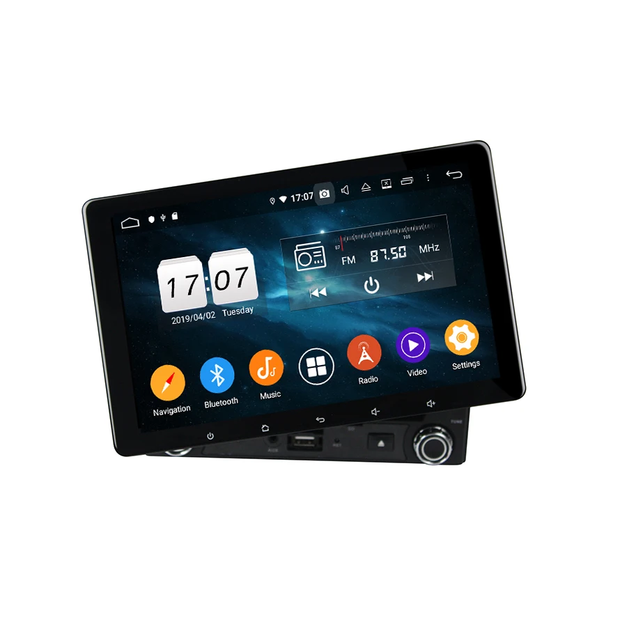 

KD-8080 Android 10.0 PX5 8'' car stereo touch screen up/down/left/right adjust the angle universal car dvd player