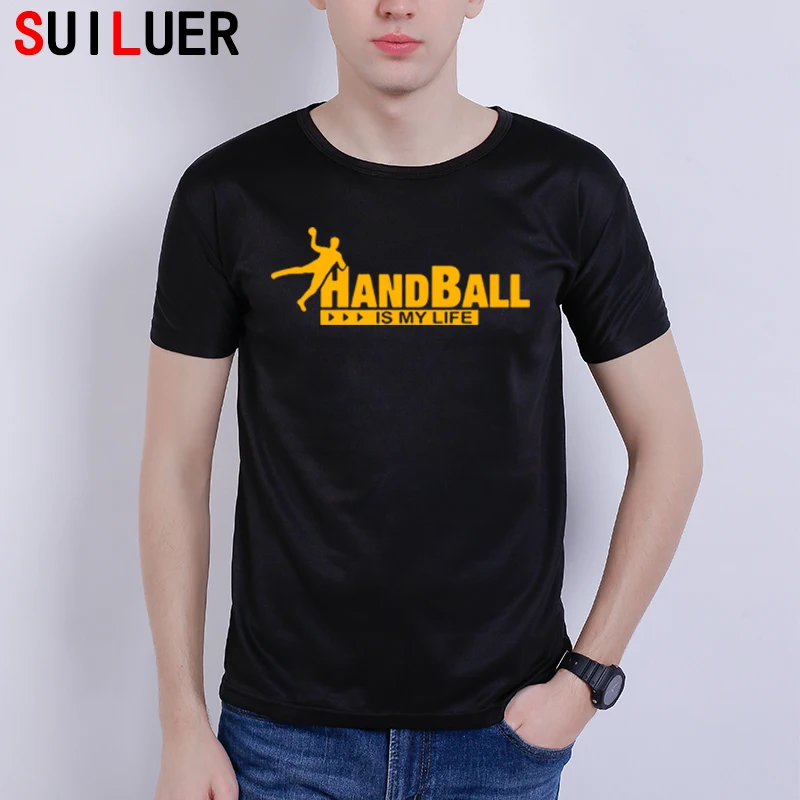 

Handball Is My Life Creative Mens Men T Shirt T-shirt Sports New Short Sleeve O Neck Casual Tshirt Tee Camisetas Masculina