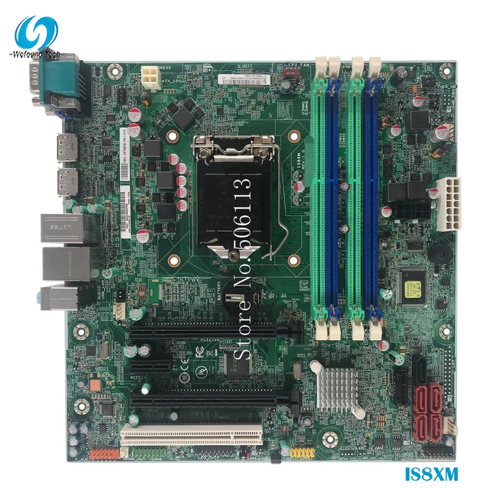 

100% Working for Lenovo Yangtian M8500t Motherboard M93 M83P IS8XM Q87 1150S System Bord 03T7183 03T6816 03T6750 00KT259