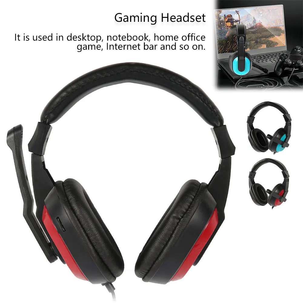 

Willkey W8 Gaming Headset Earphone Wired Gamer Headphone Stereo Sound Headsets with Mic for Computer PC Gamer