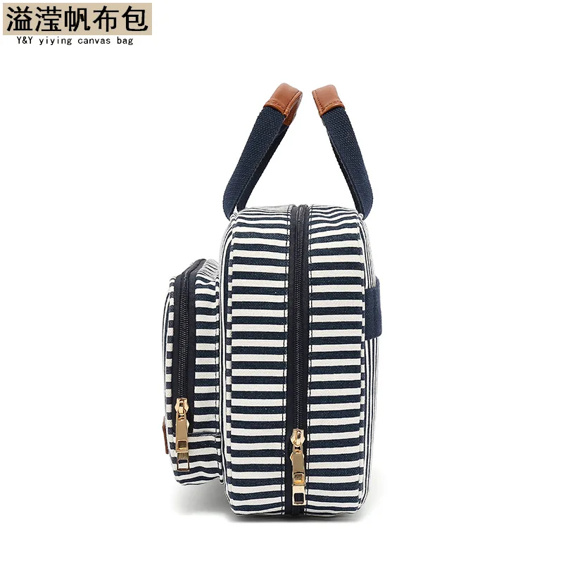 

New Style Handbag Leisure Wash Cosmetic Bag Multifunctional Waterproof Multi-layered Canvas Travel Bag