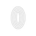 Овальный фон умирает Craft под давлением металлический Трафаретный вырубной штамп Cut для DIY Изготовление бумажных карточек Скрапбукинг; Прямая поставка