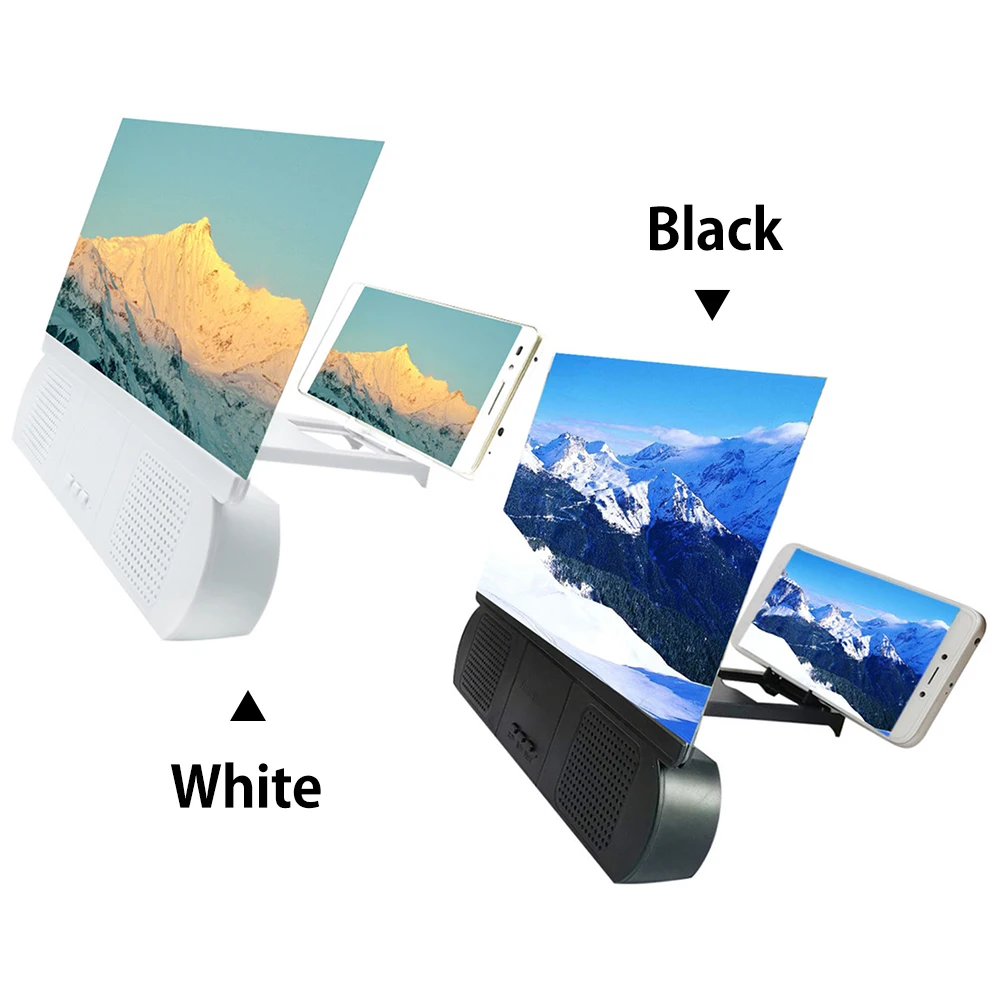 Новейшая универсальная 10-дюймовая 3d-лупа с Bluetooth динамиком фильмами настольным