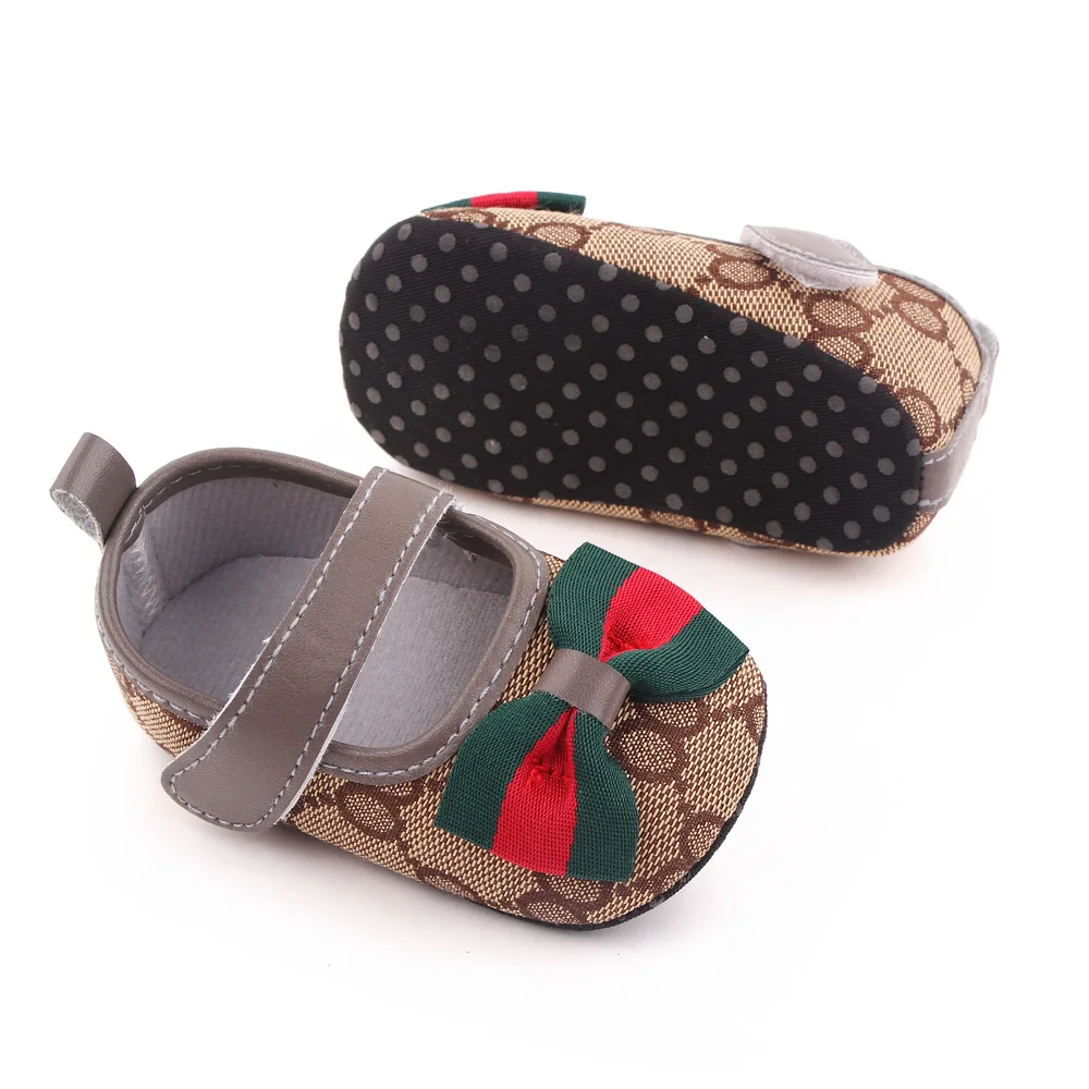 2021 корейские туфли принцессы с узлом-бабочкой для маленьких девочек обувь первых