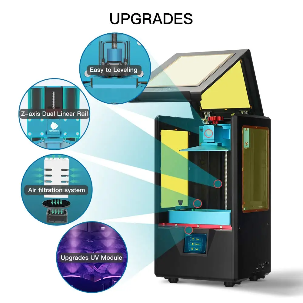 anycubic photon s 3d printer quick slice 405nm matrix uv module sla 3d printer resin photon s upgraded impresora 3d free global shipping