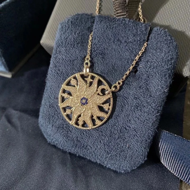 

Ожерелье женское из серебра 925 пробы с подвеской в виде глаза демона